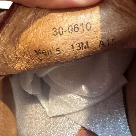 TRASK Men's Brady Boot in brown leather 13 - Picture 6 of 7